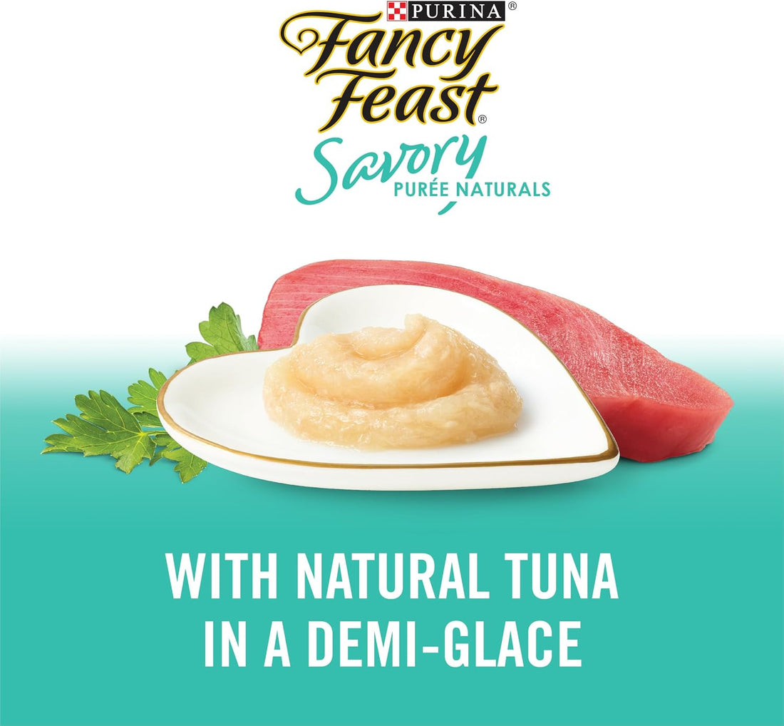Fancy Feast Purina Squeezable Cat Treats Tube (12 Pack) 0.35 oz
