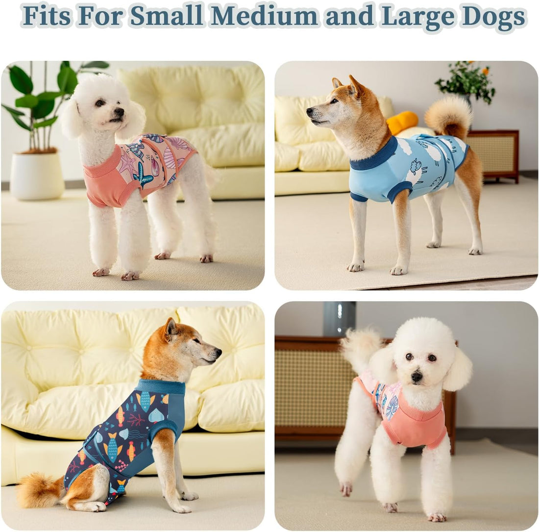 Aimydog Recovery Suit for Dogs Cats,Female Male Dog Onesie for Spay