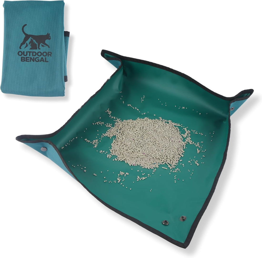 OutdoorBengal Go Litter™ Portable Travel Litter Box Set for Cats