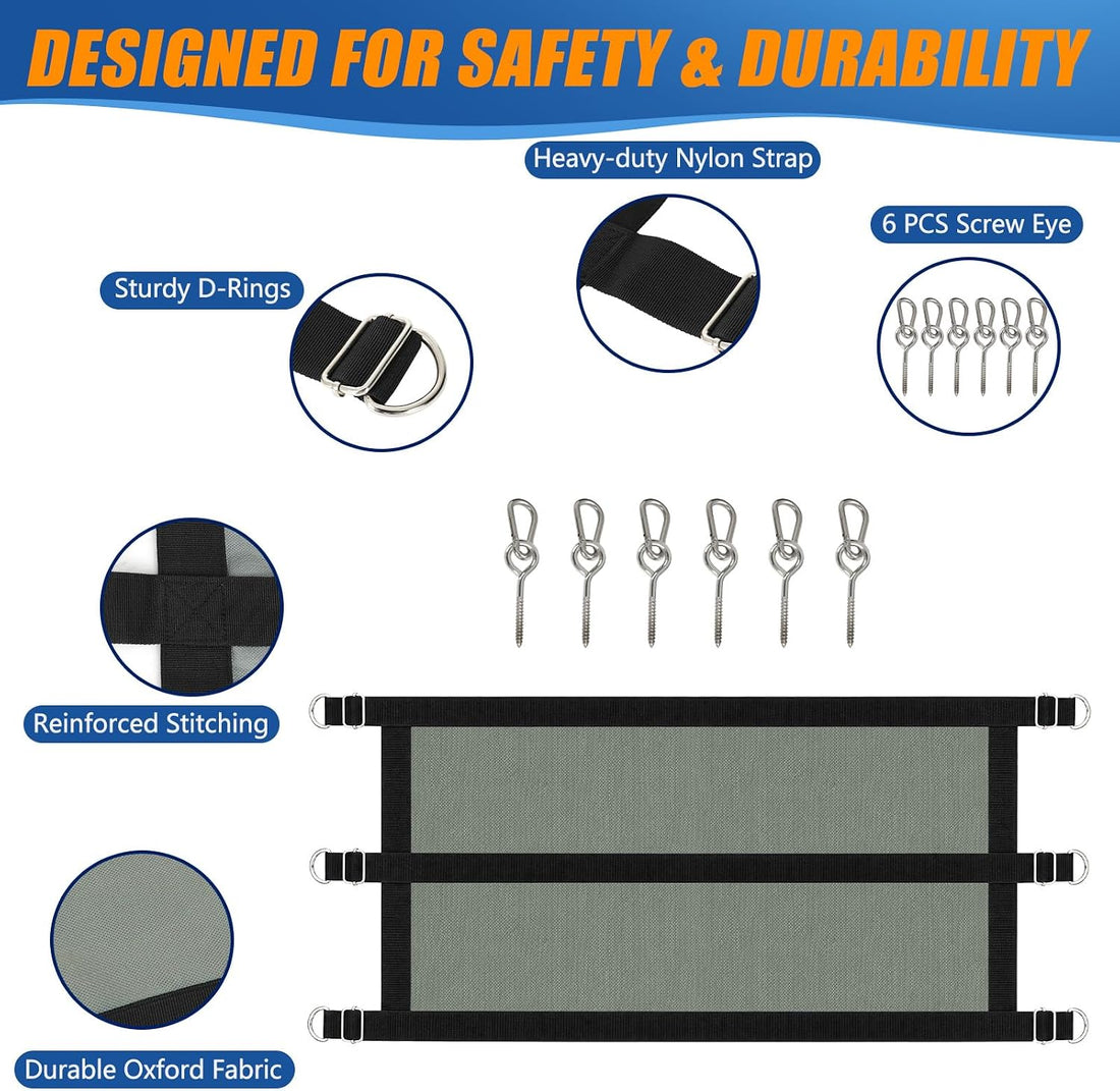 Horse Stall Guard, Adjustable Heavy Duty Soft Gate
