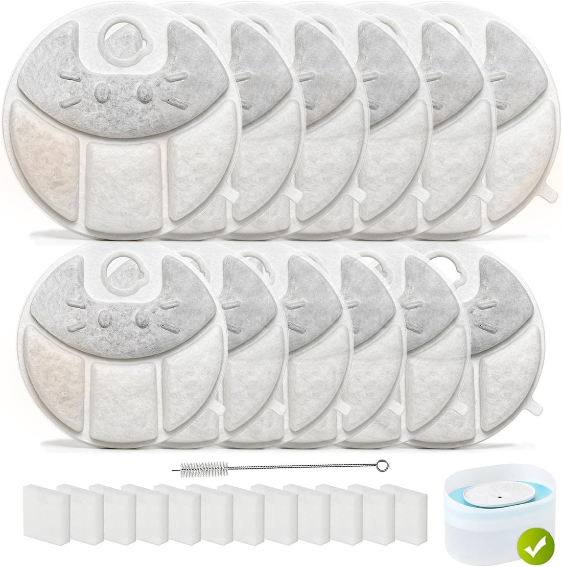 Pet Water Fountain Filters Fit for Petlibro Capsule Dog Fountain