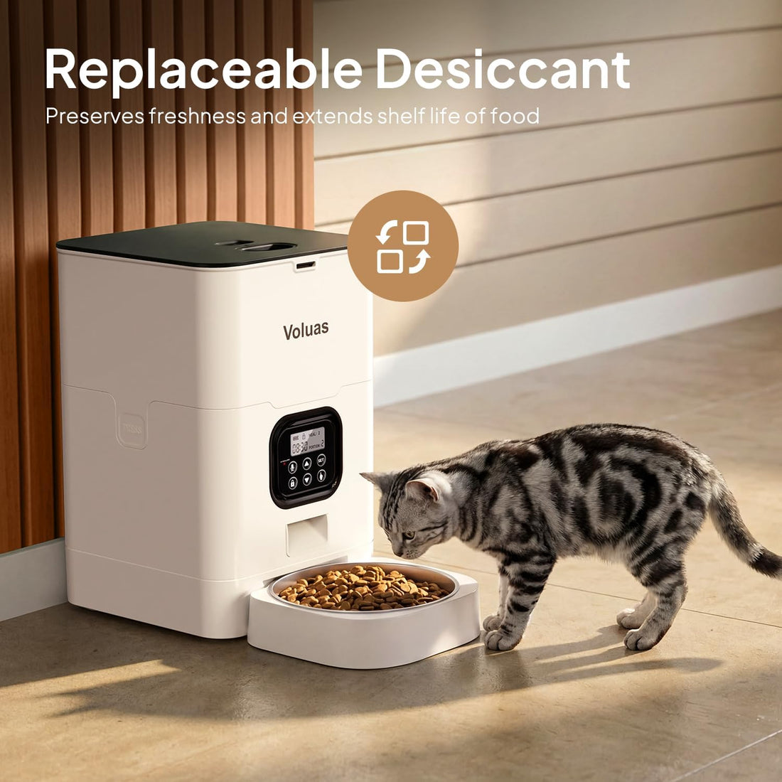 VOLUAS Automatic Cat Feeders