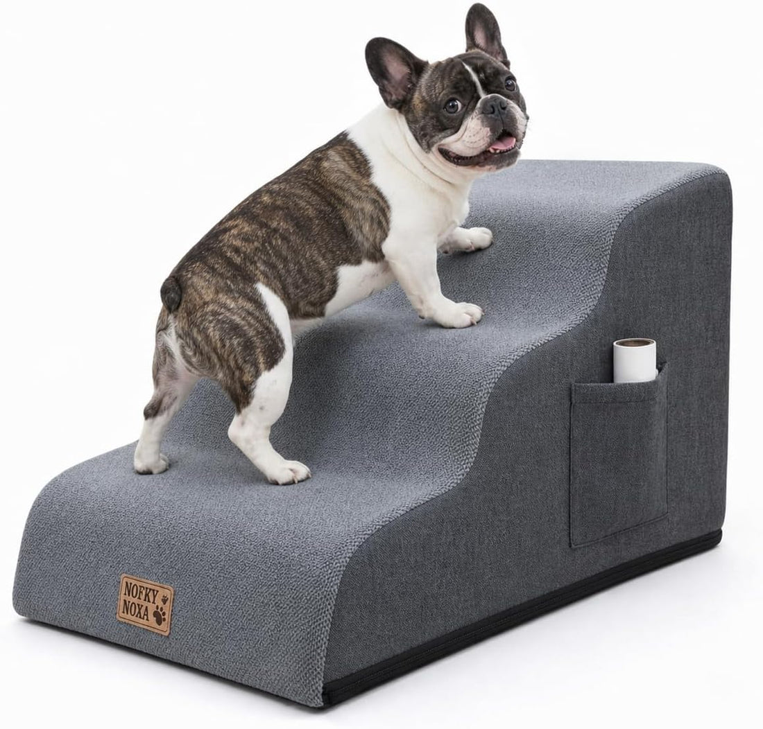 3-Step Dog Stairs for Small Dogs & Cats