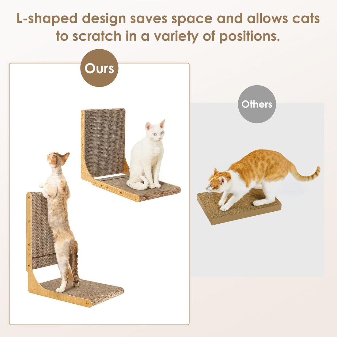 EHEYCIGA 2-Pack Cat Scratcher