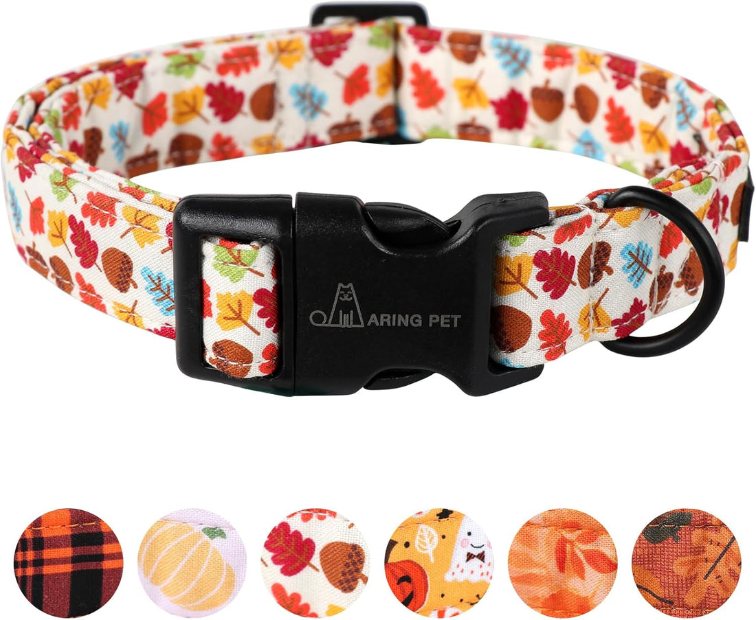 ARING PET Girl Dog Collar, Cute Spring Summer Pink Bow Puppy Pet