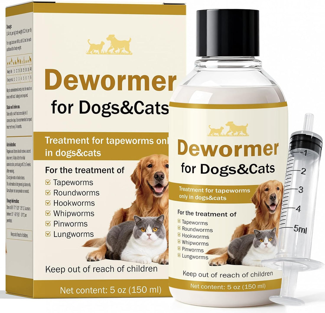 Dewormer for Cats & Dogs, Tapeworm Dewormer for Cats & Dogs