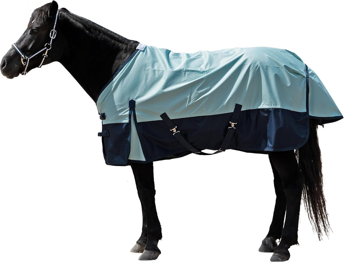 600D Horse Rain Sheet Turnout Blanket (No Fill) Ripstop 78 in
