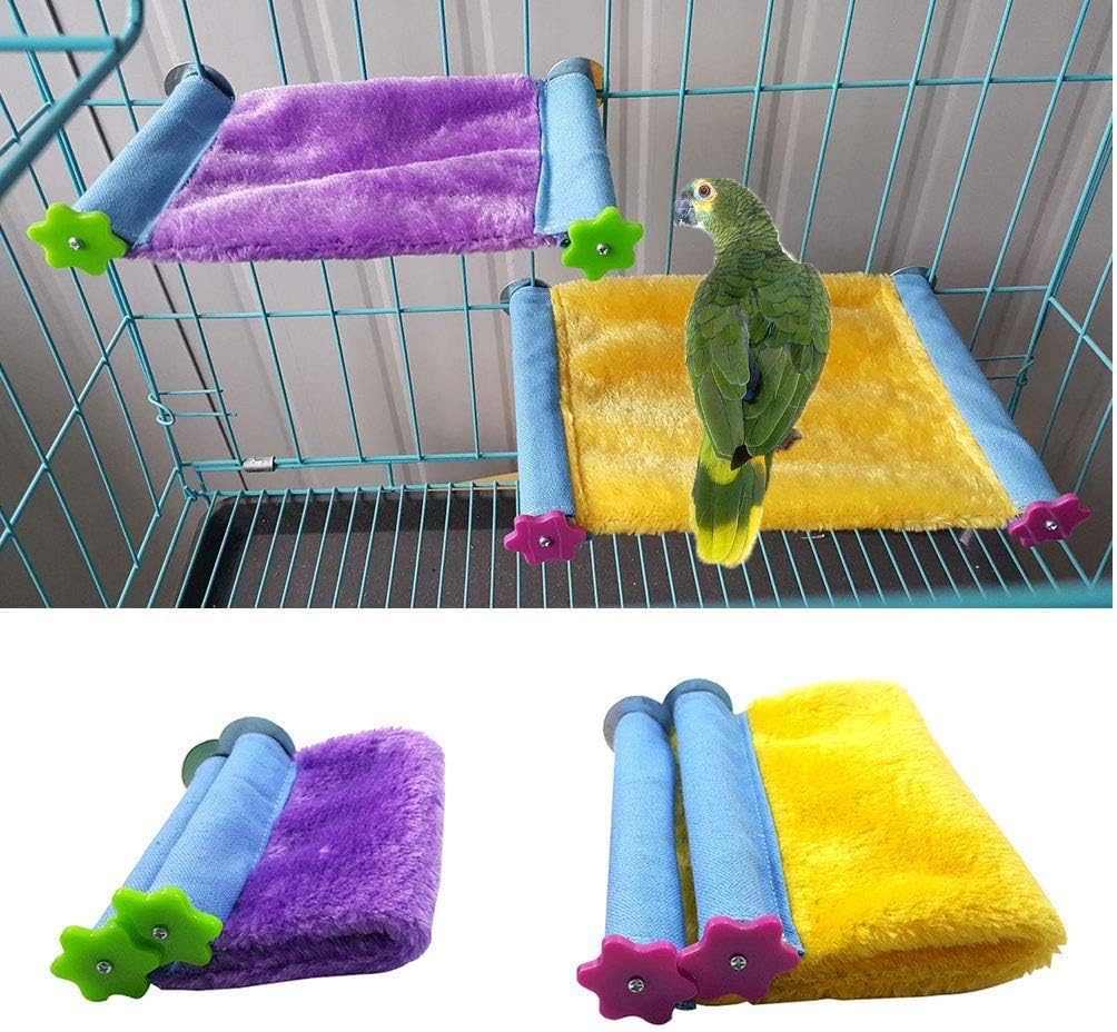 Litewoo Bird Nest Bed Hammock Hanging Parrot House Perch Stand