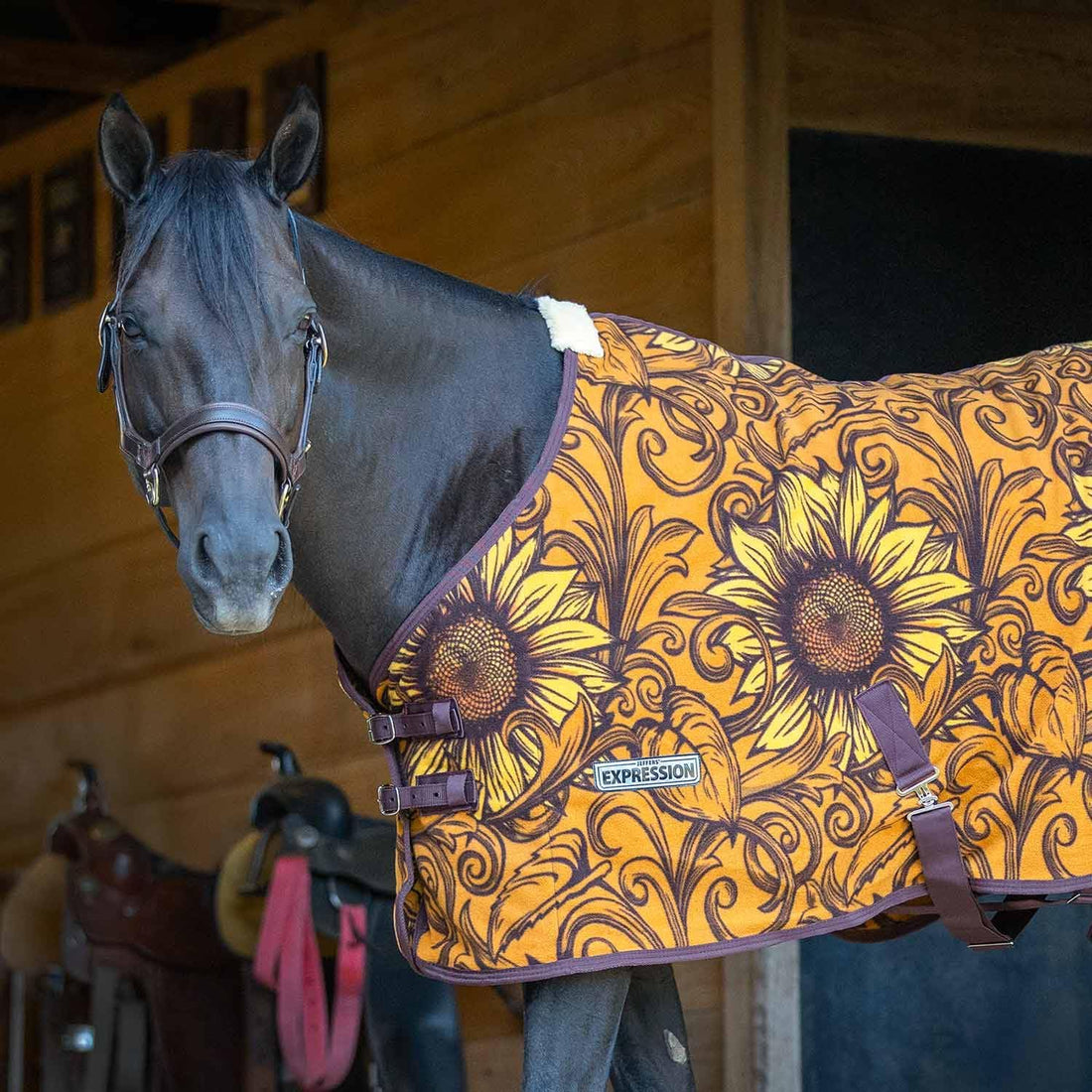 Jeffers Elite Fleece Cooler Blanket for Horses, 78"