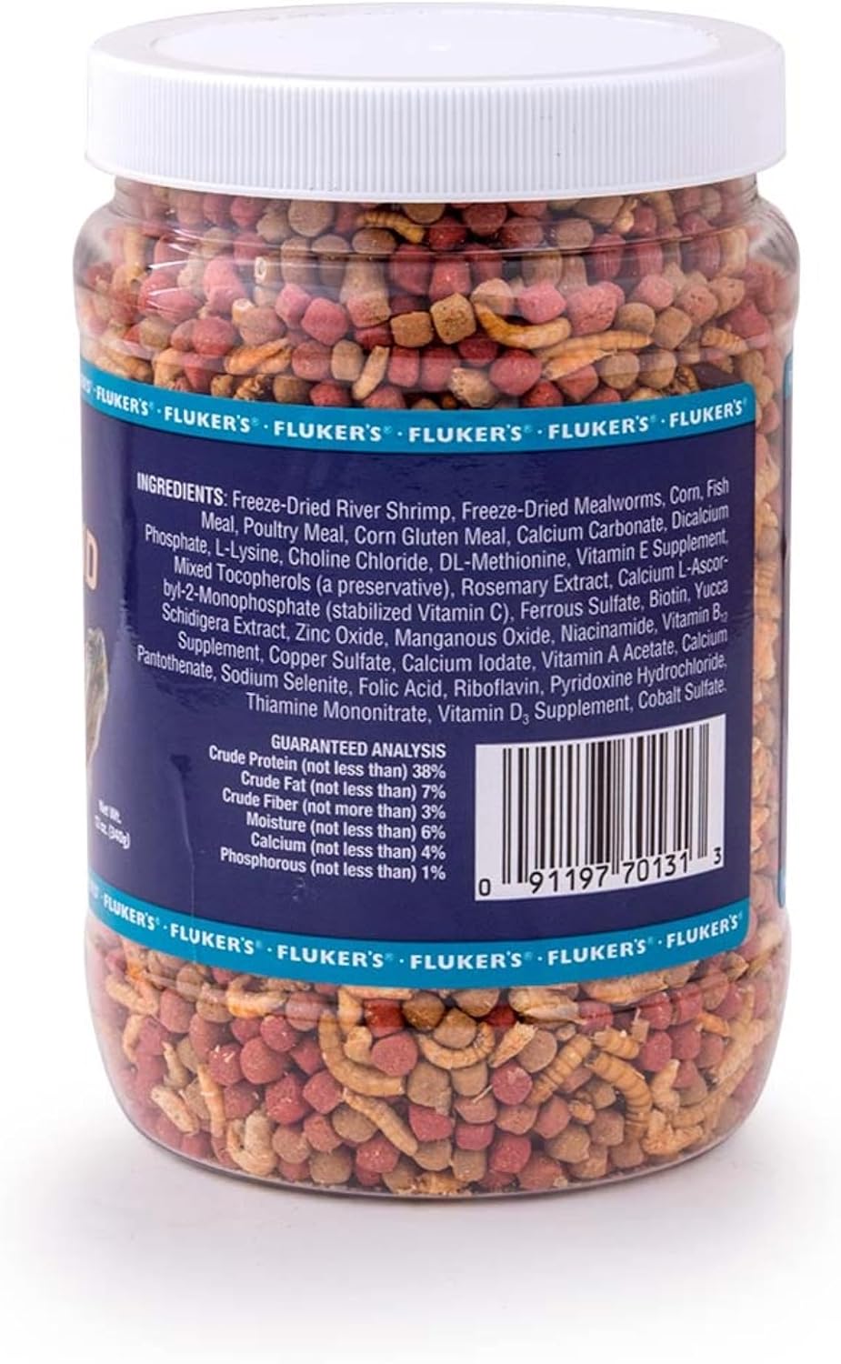 Fluker's Flukers 70131 Buffet Blend Aquatic Formula Turtle Food, 12oz