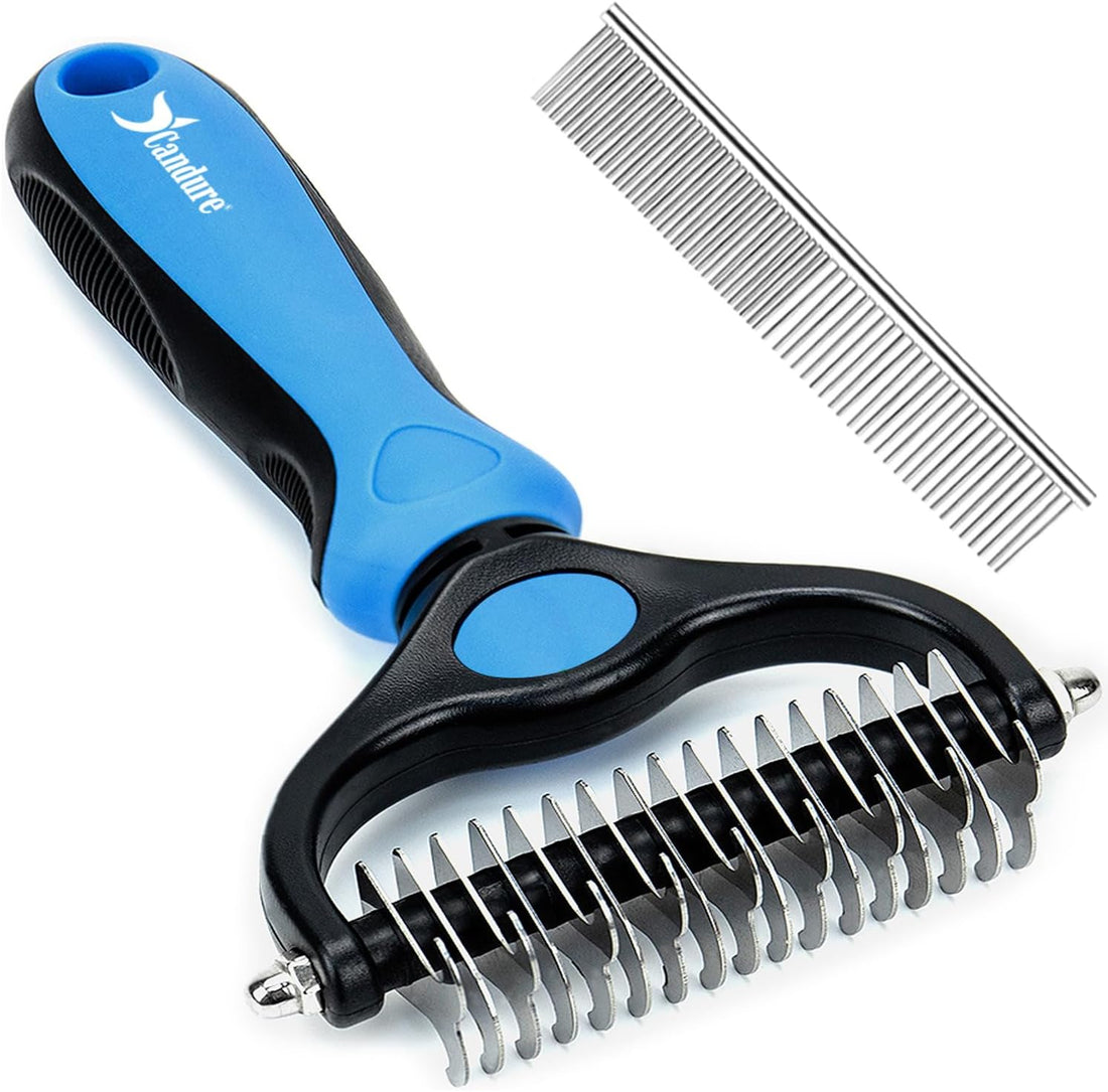 Candure Dog Brush for Shedding & Effective Hair Removal