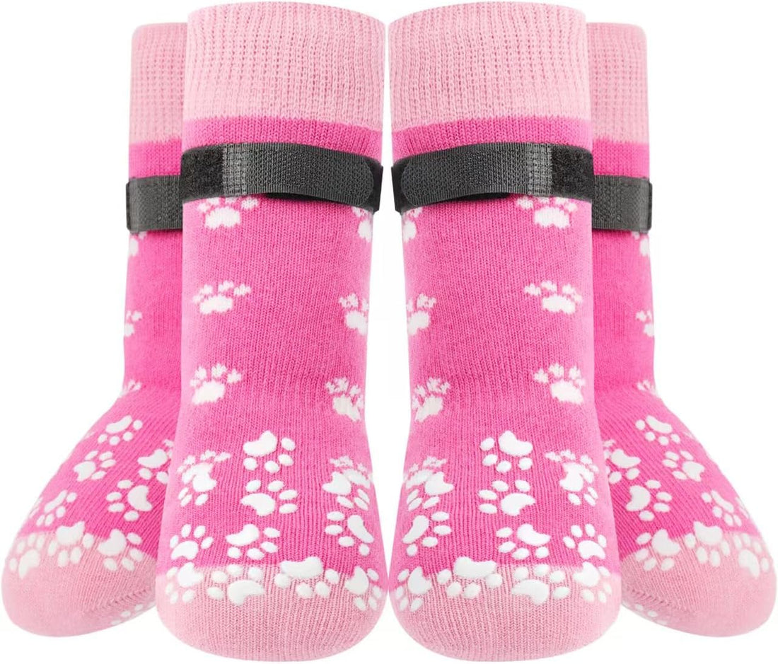 Anti-Slip Dog Socks Prevent Licking Paws,Dog Socks with Grippers