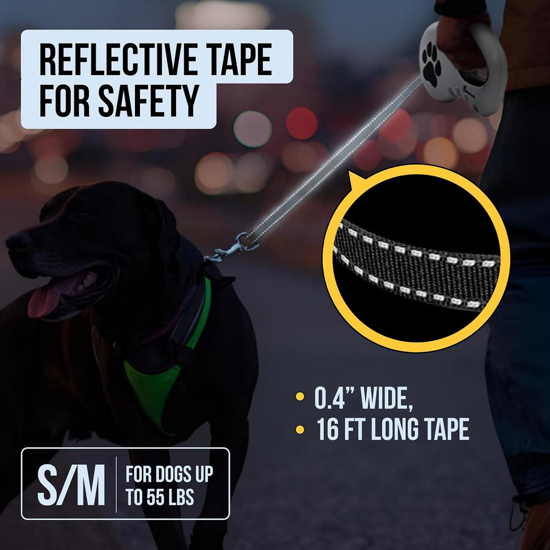 Award-Winning Modular Retractable Dog Leash for Small Dogs