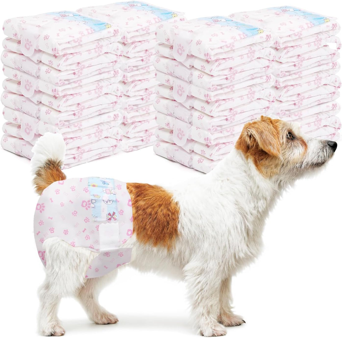 Disposable Dog Diapers Female 90 Count Doggie Diapers for Female Dogs