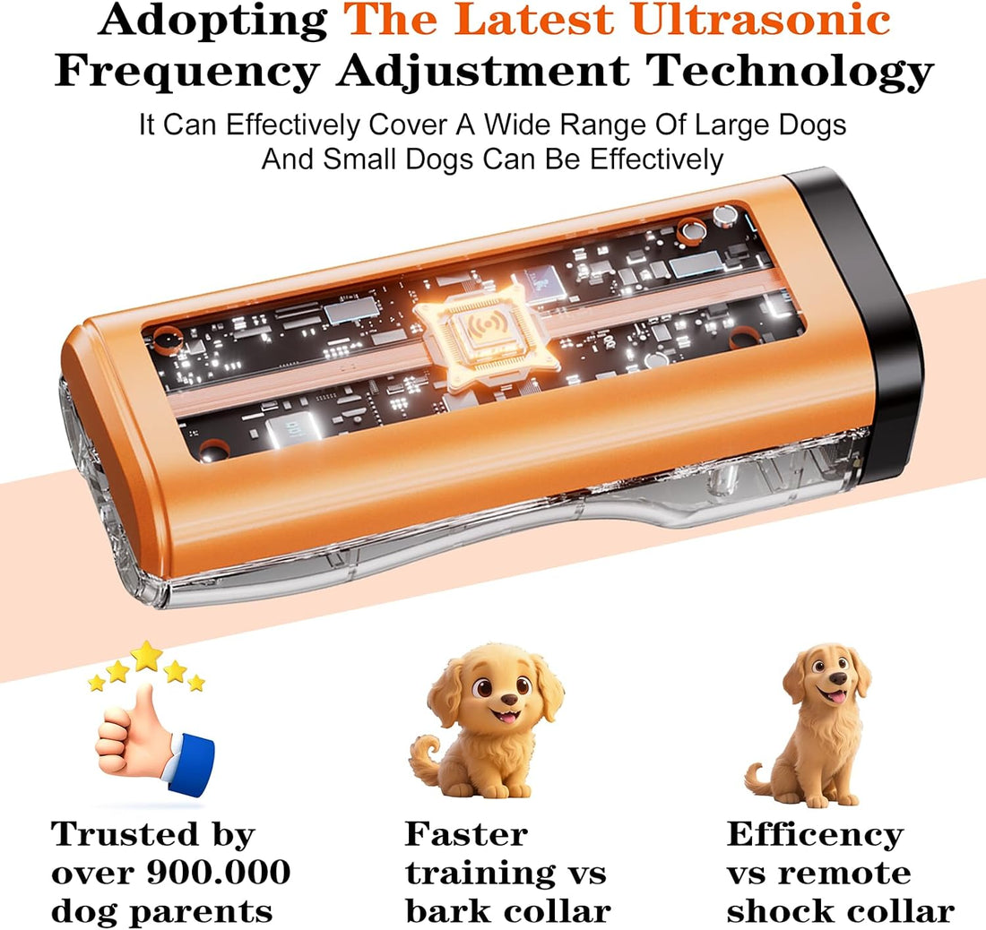 Dog Bark Deterrent Devices Rechargeable Anti-Barking Device for Dogs