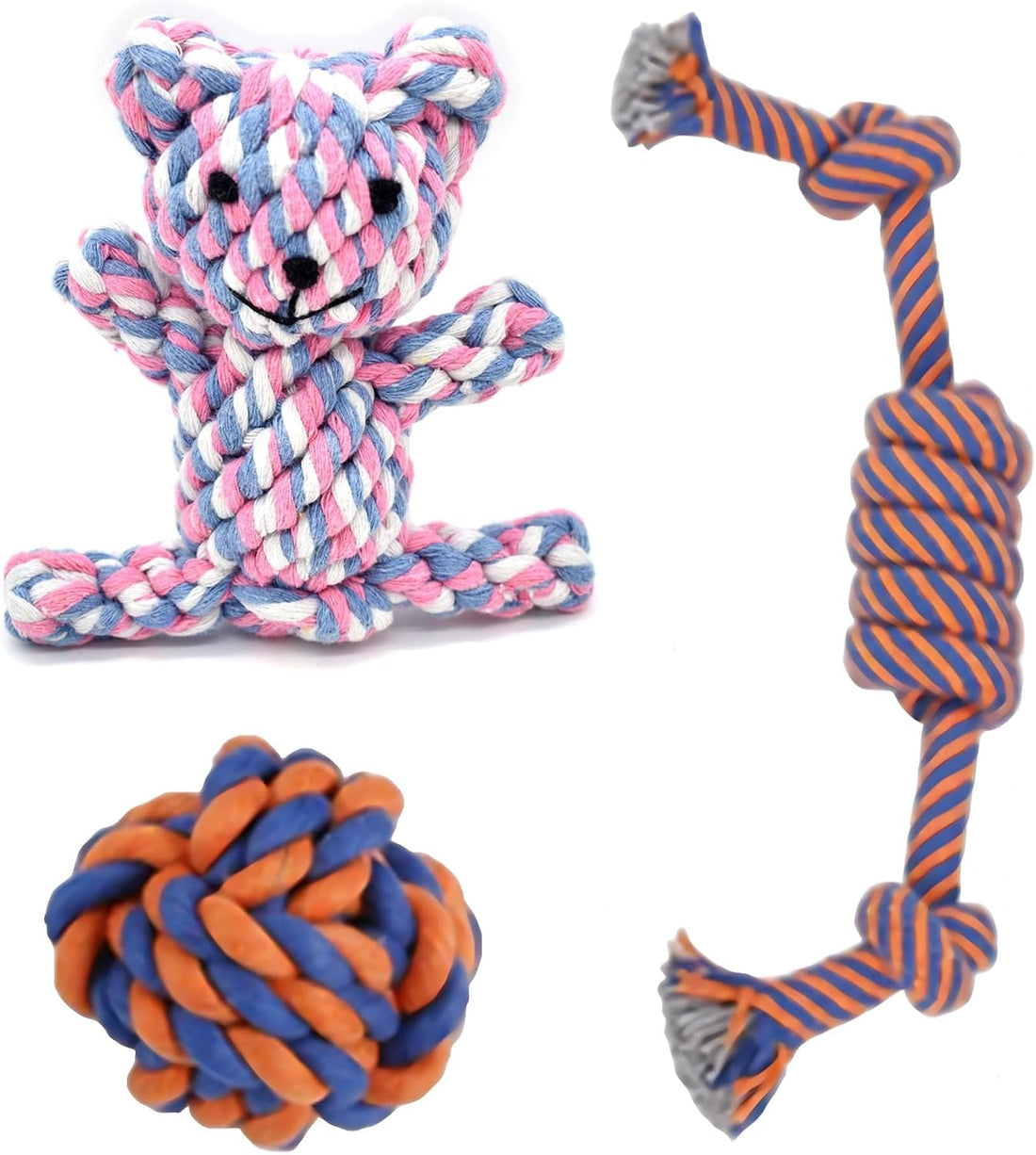 SunGrow Teddy Bear Puppy Teething Toy