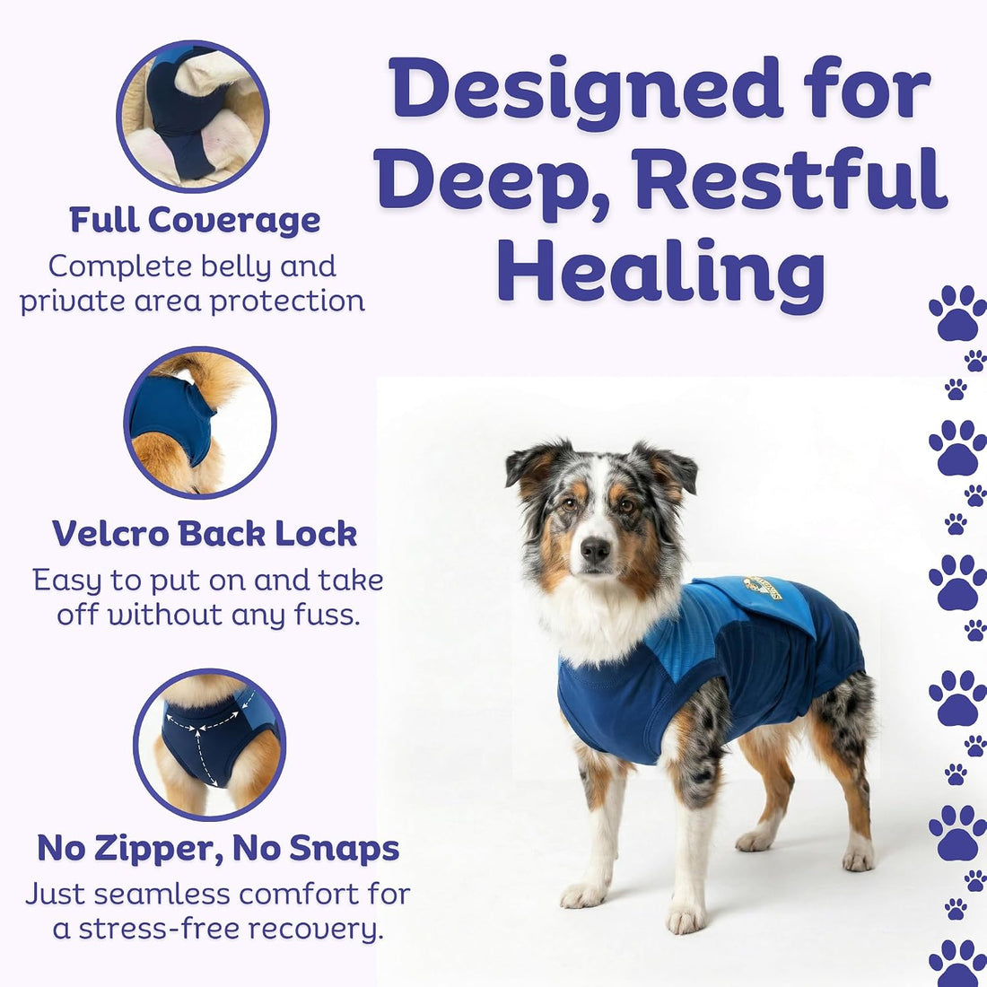 Surgi Snuggly Dog Surgery Recovery Suit