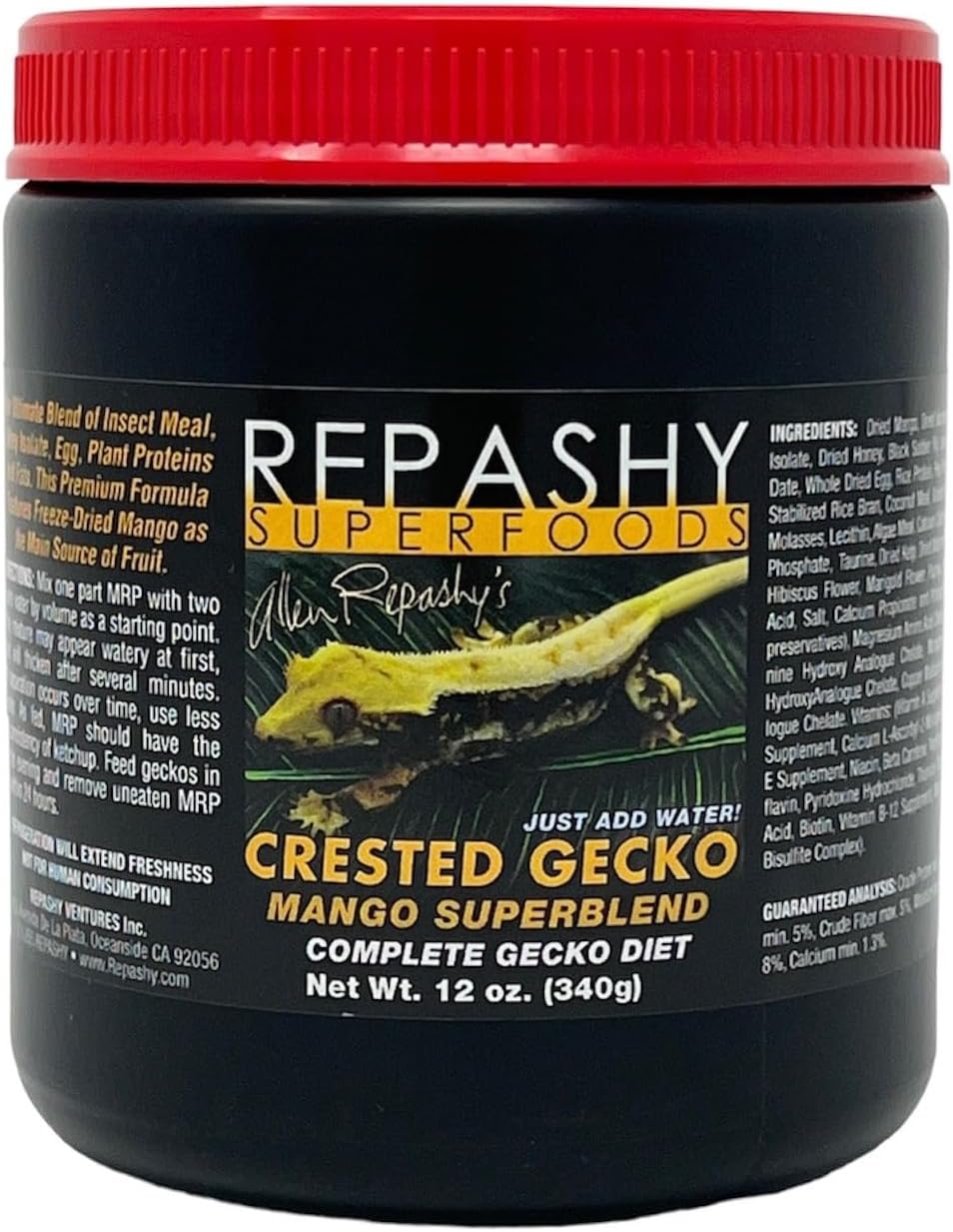 Repashy Crested Gecko Mango Superblend 6 oz Jar