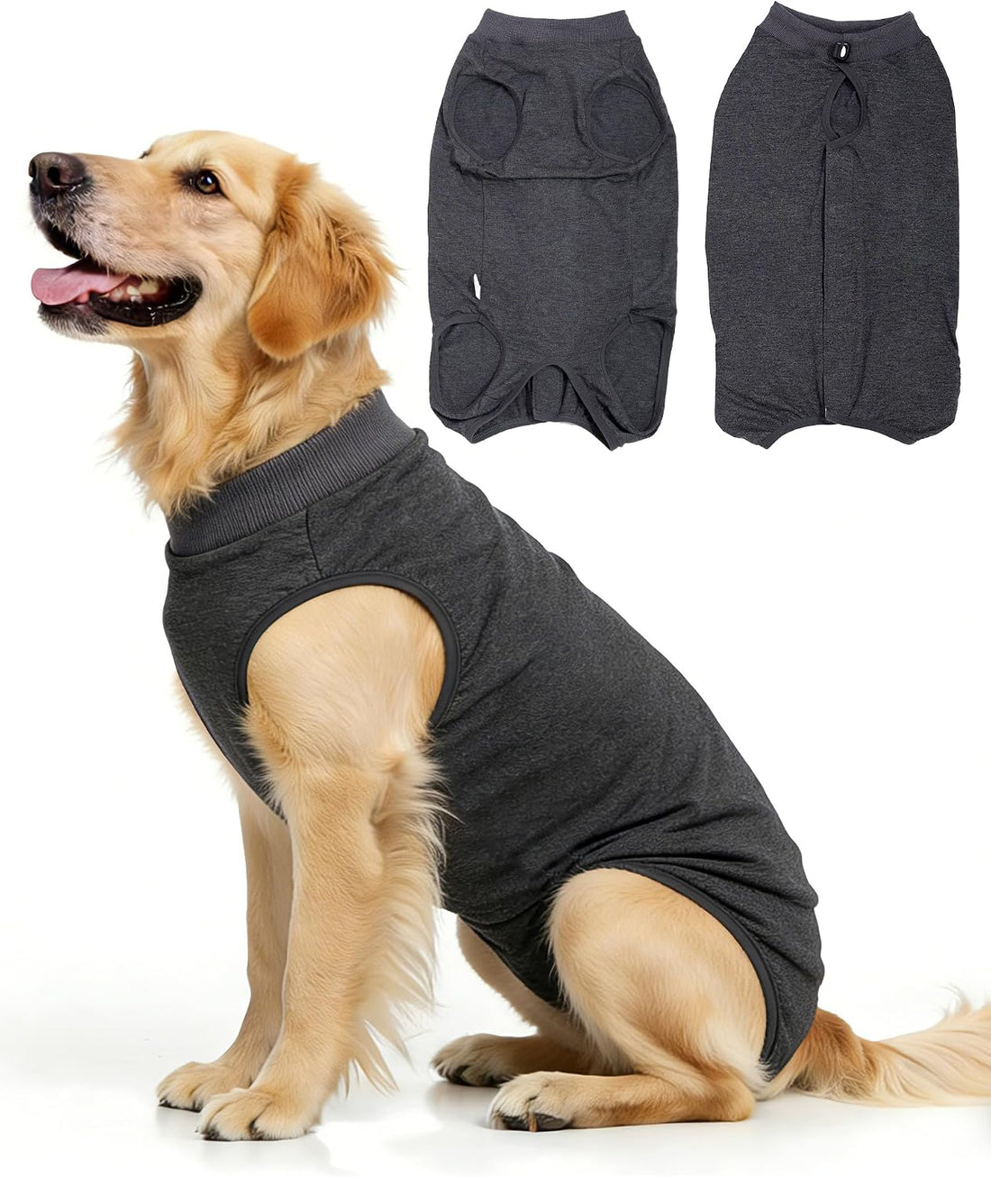ANWA Recovery Suit for Dogs After Surgery, Breathable Dog Onesie