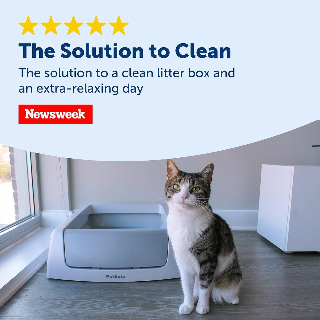 PetSafe ScoopFree Reusable Tray with Crystal Litter, Fresh Scent
