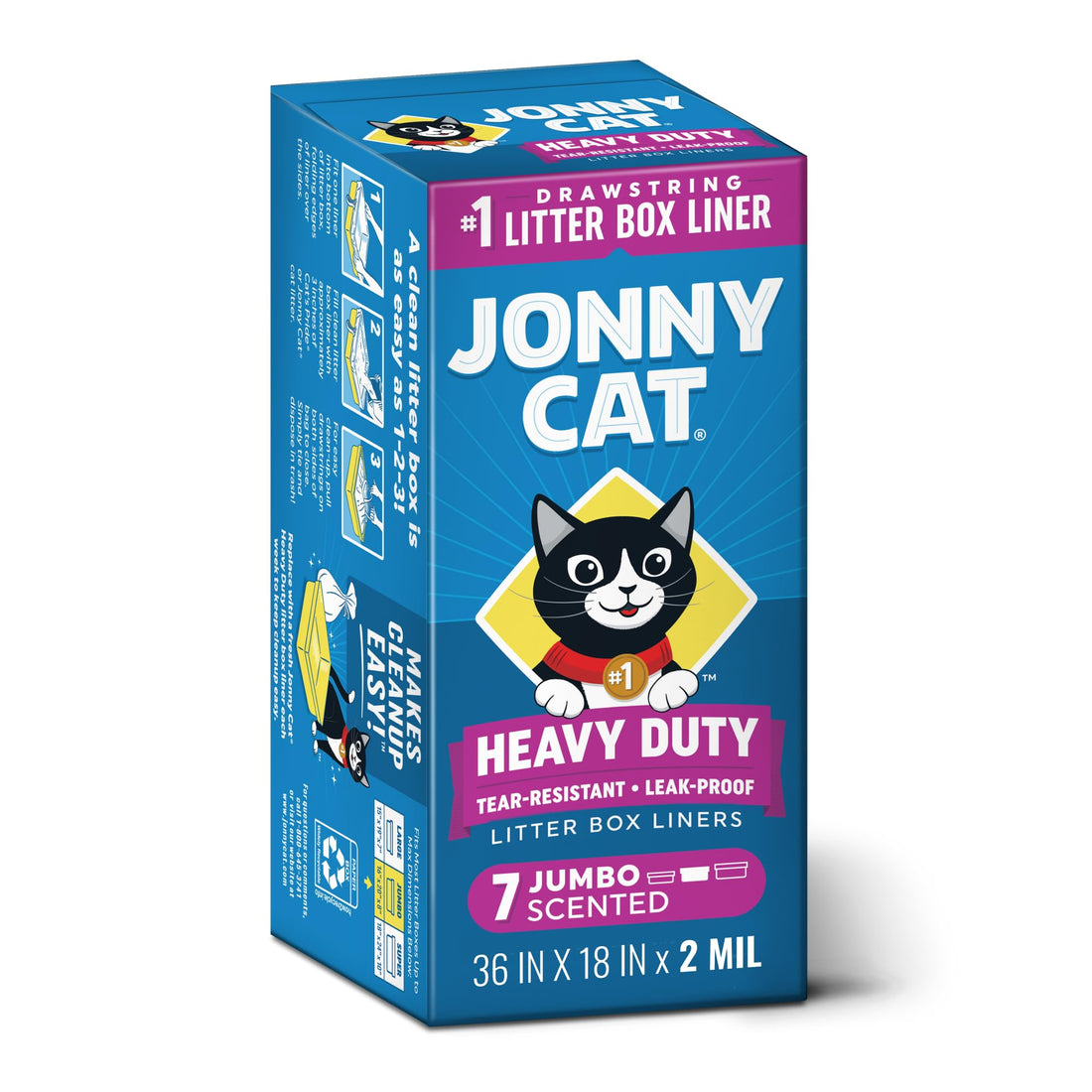 Jonny Cat Litter Box Liners: Fresh Scent - Heavy Duty