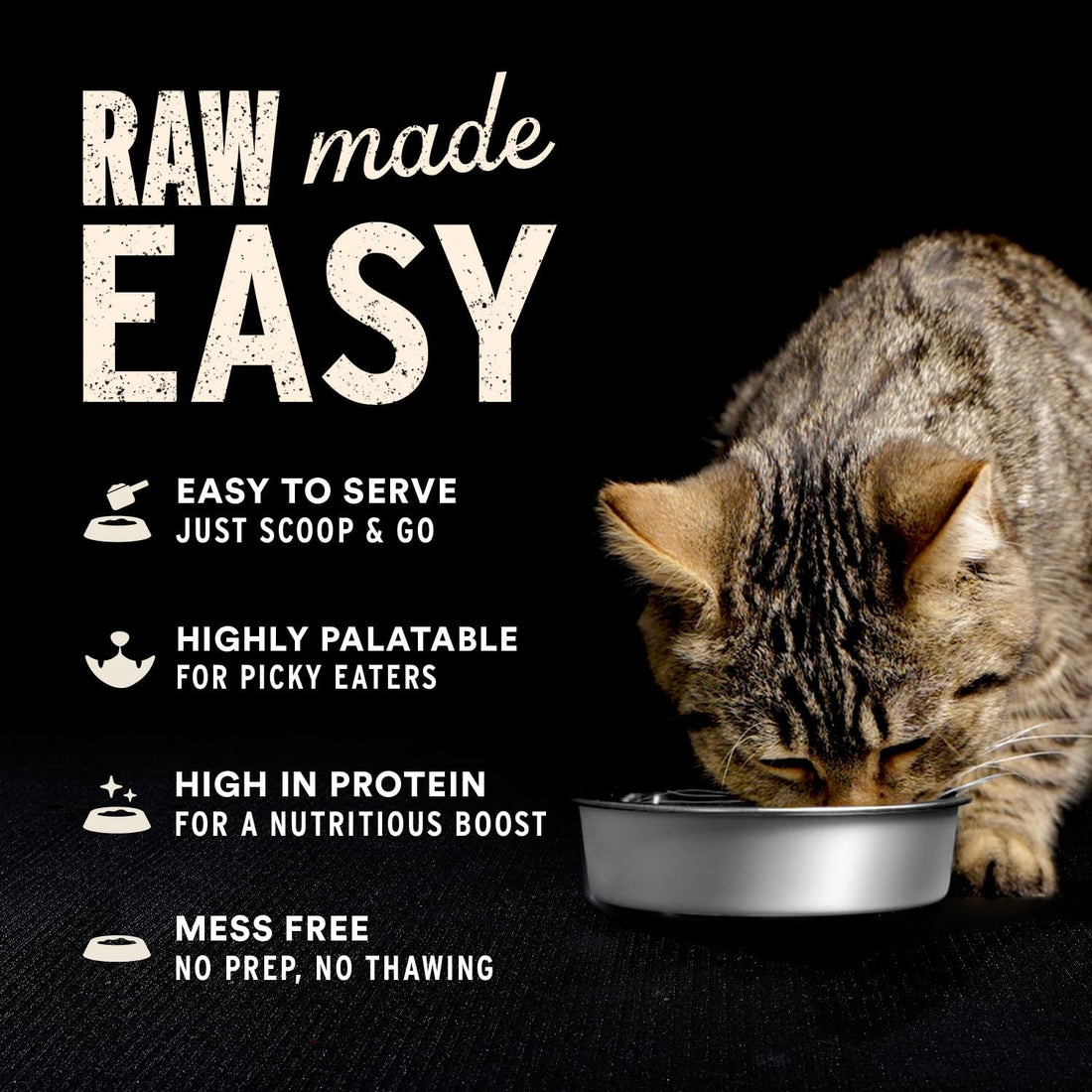 Vital Essentials Freeze Dried Cat Food, Rabbit Crunchy Mini Nibs