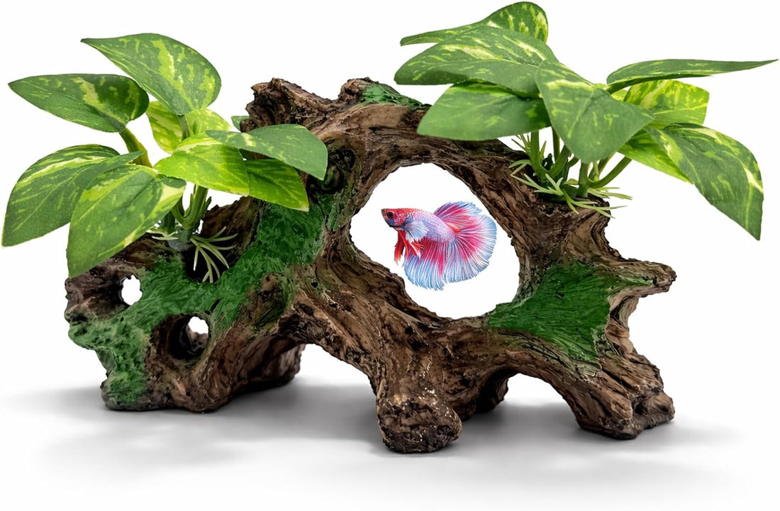 2-Pack Aquarium Decor Fish Tank Decorations 6-inch Betta Fish Tank