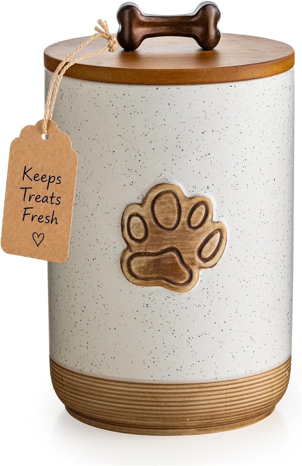 Miamolo Dog Treat Container with Lid