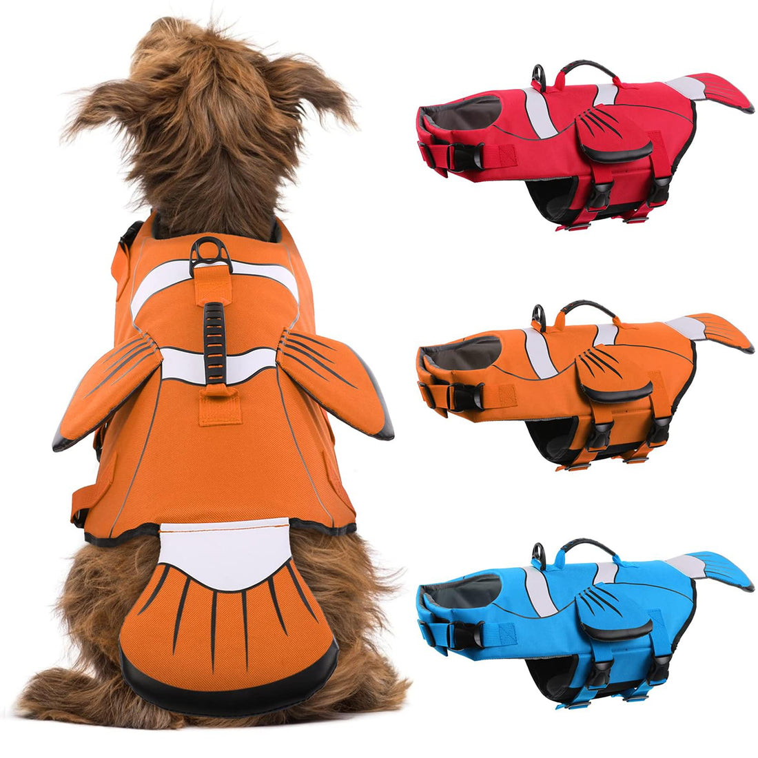 DENTRUN Dog Life Jacket for Swimming Boating