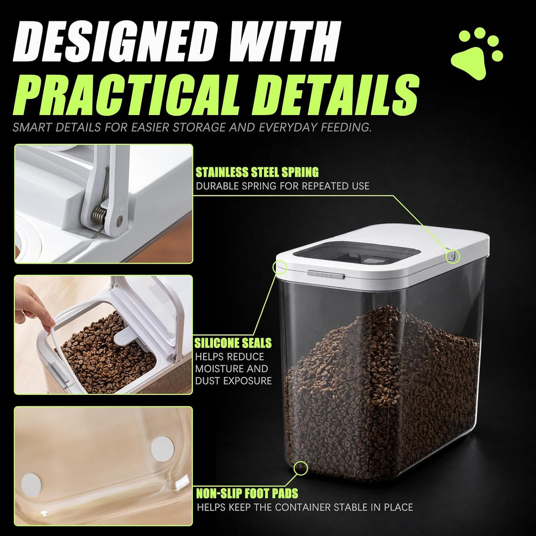 LivLab Mker Dog Food Storage Container 10 Lbs