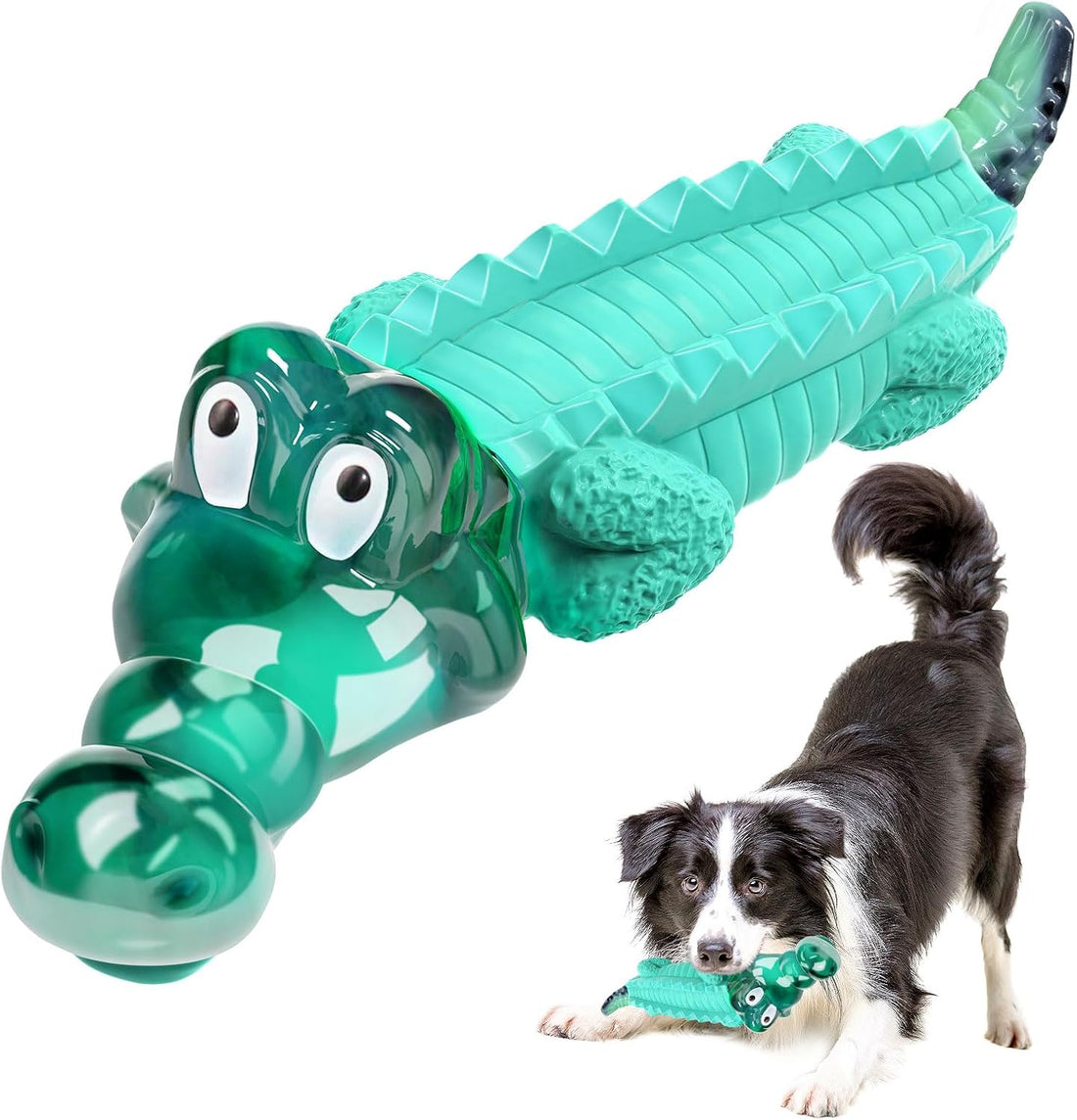 Fuufome Alligator Dog Toys for Aggressive Chewers,Medium Large Breed
