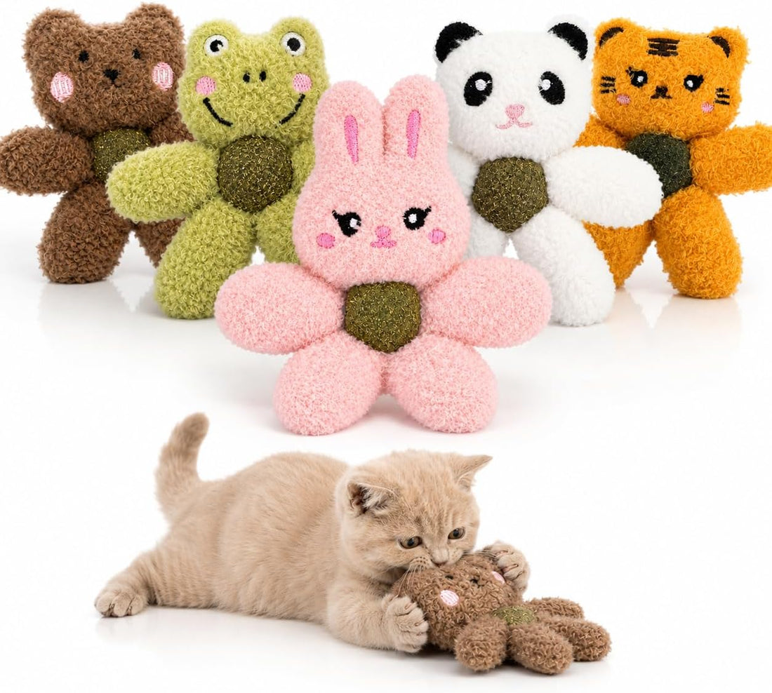 Plush Catnip Toys for Indoor Cats