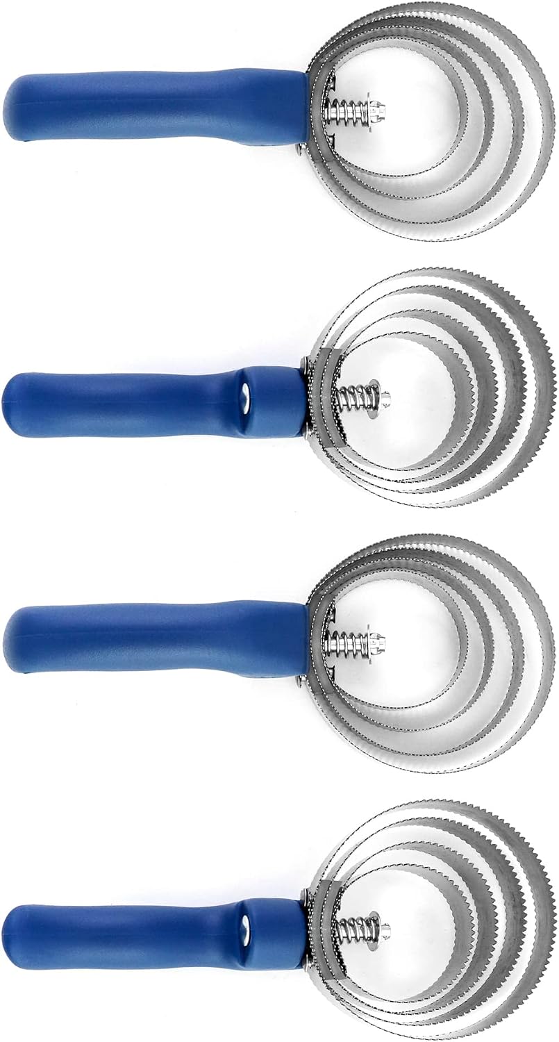 QWORK Reversible Stainless Steel Curry Comb with Soft Touch Grip