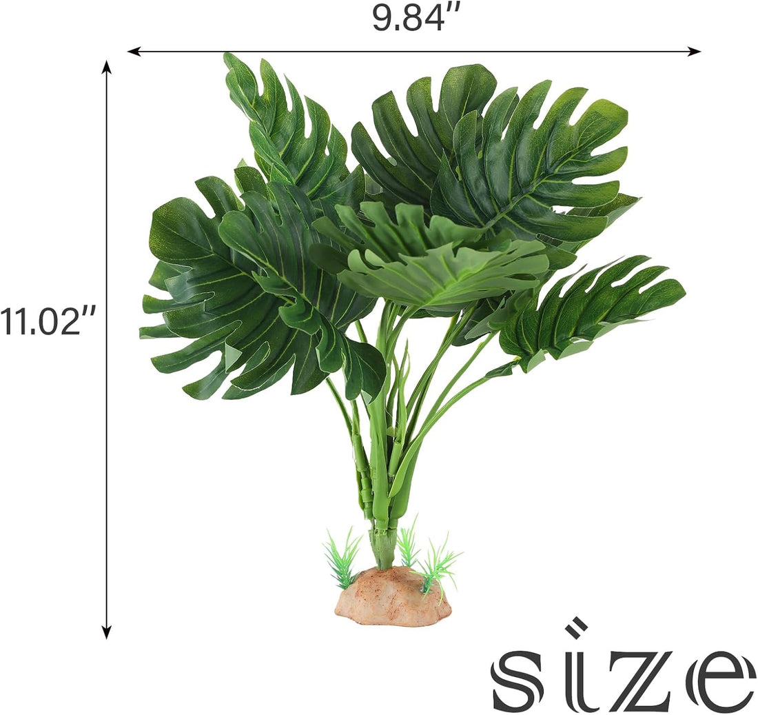 IBWell Reptile Plants - Tortoise Habitat Accessories