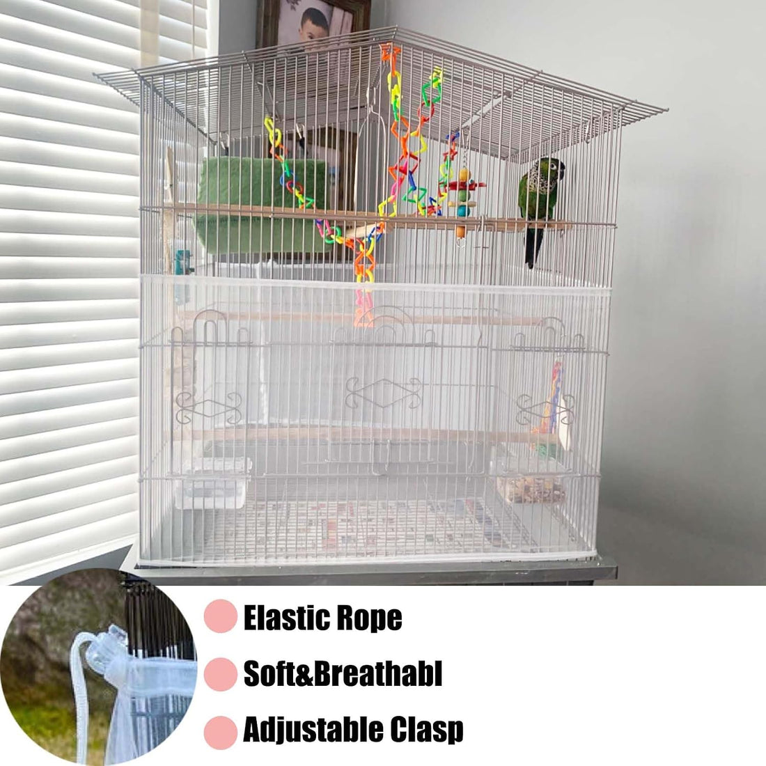 Bird Cage Seed Catcher, Large Bird Cage Cover