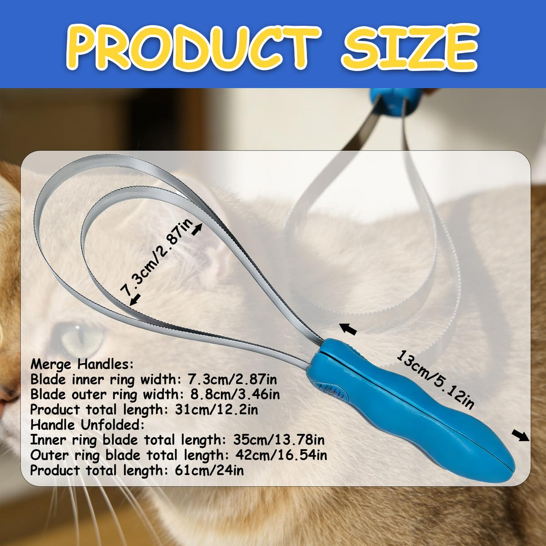 Deshedding Tool Grooming Brush for Horse Dog Cat