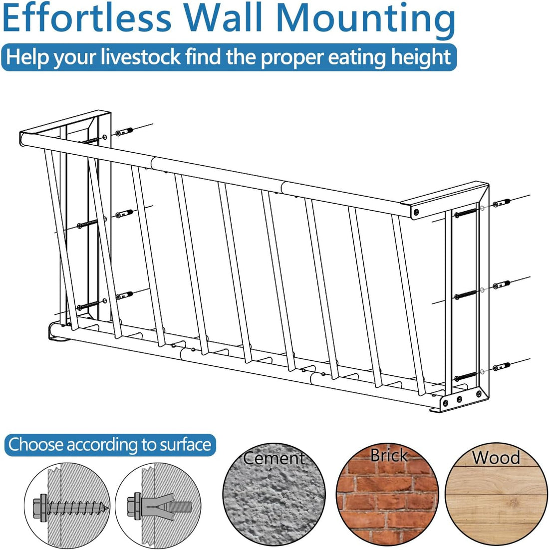 Wall Mount Hay Rack 25 Gallon