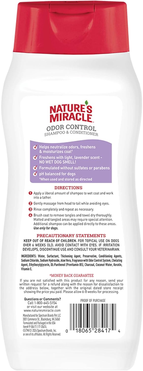 Nature's Miracle Nature’s Miracle Odor Control Shampoo & Conditioner