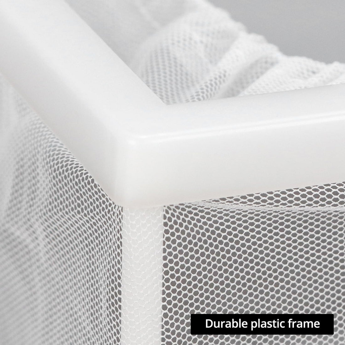 QWORK Fish Tank Breeder Net Mesh with Plastic Frame