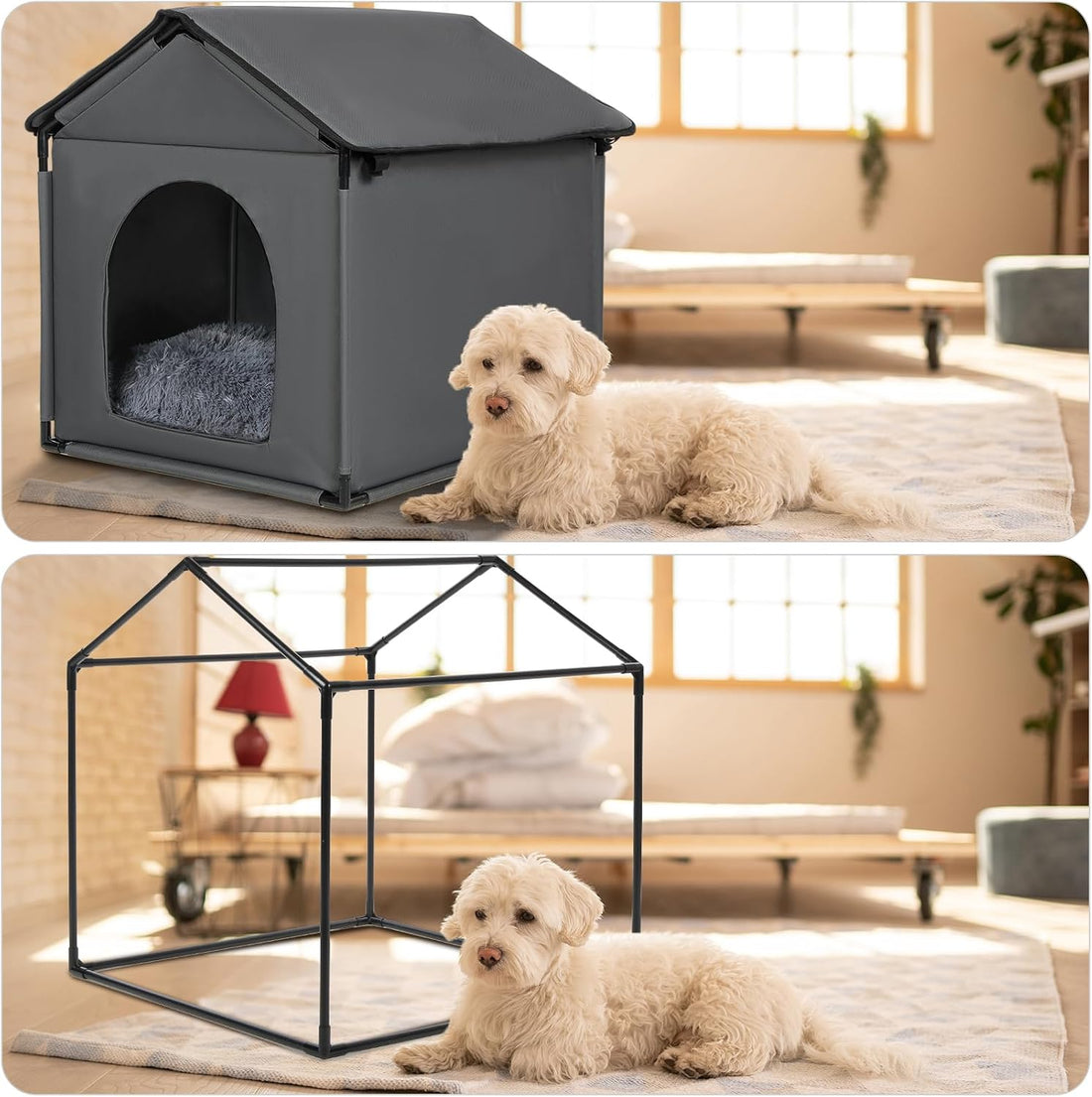 Large Cat & Small Dog House Soft Indoor for Ragdolls