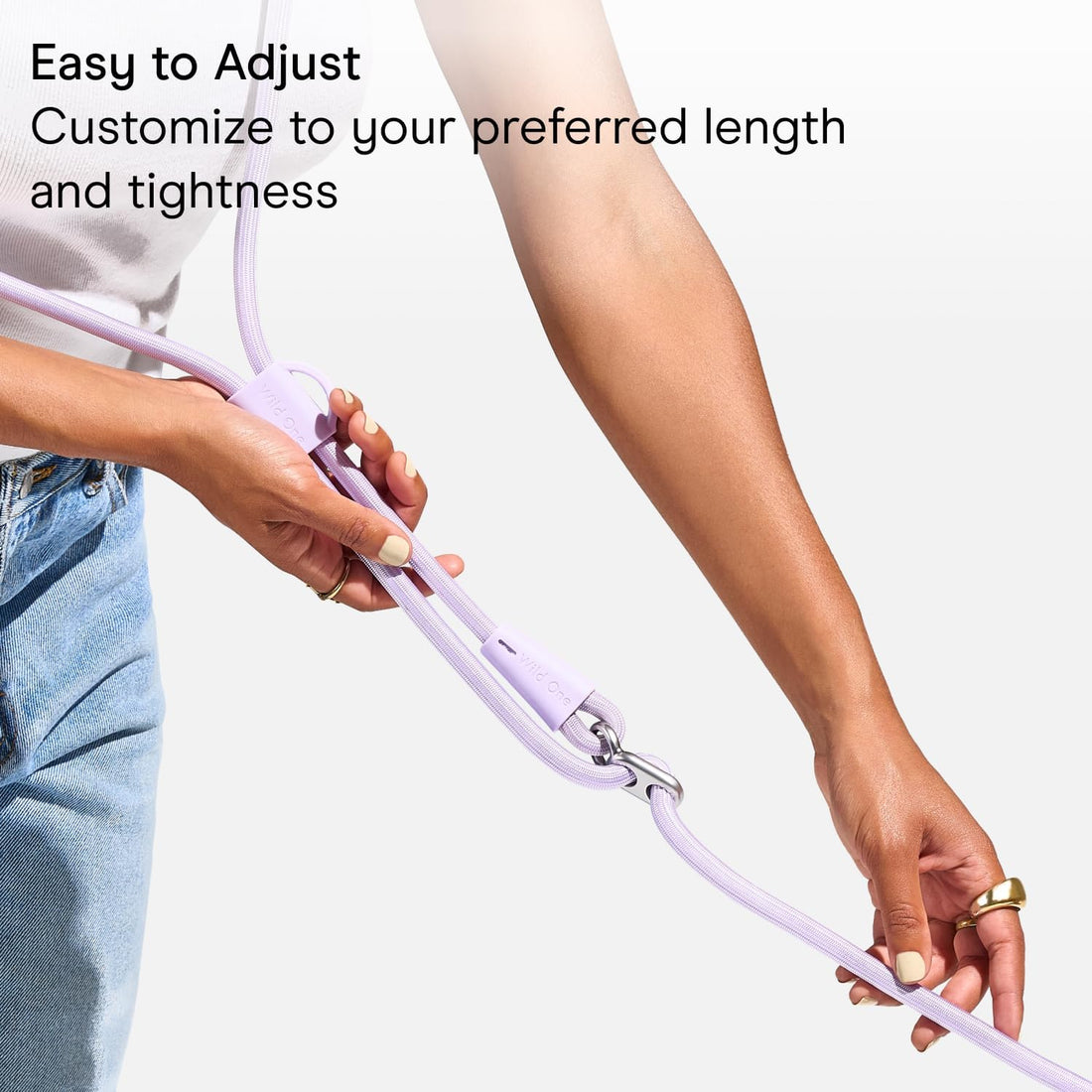 Wild One Hands-Free Adjustable Rope Dog Leash, Standard