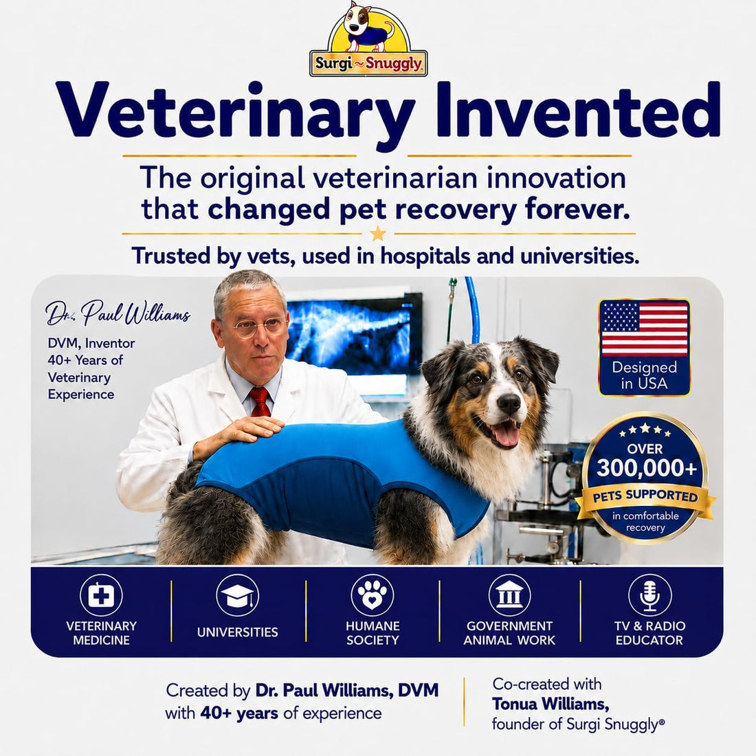 Surgi Snuggly Dog Surgery Recovery Suit