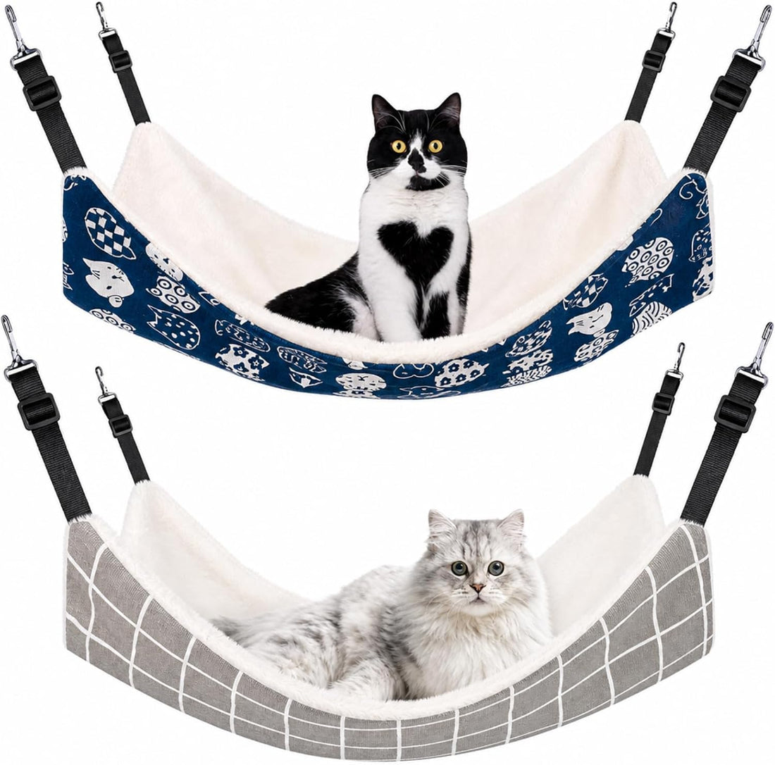 Jetec 2 Pack Cat Hammock for Cage