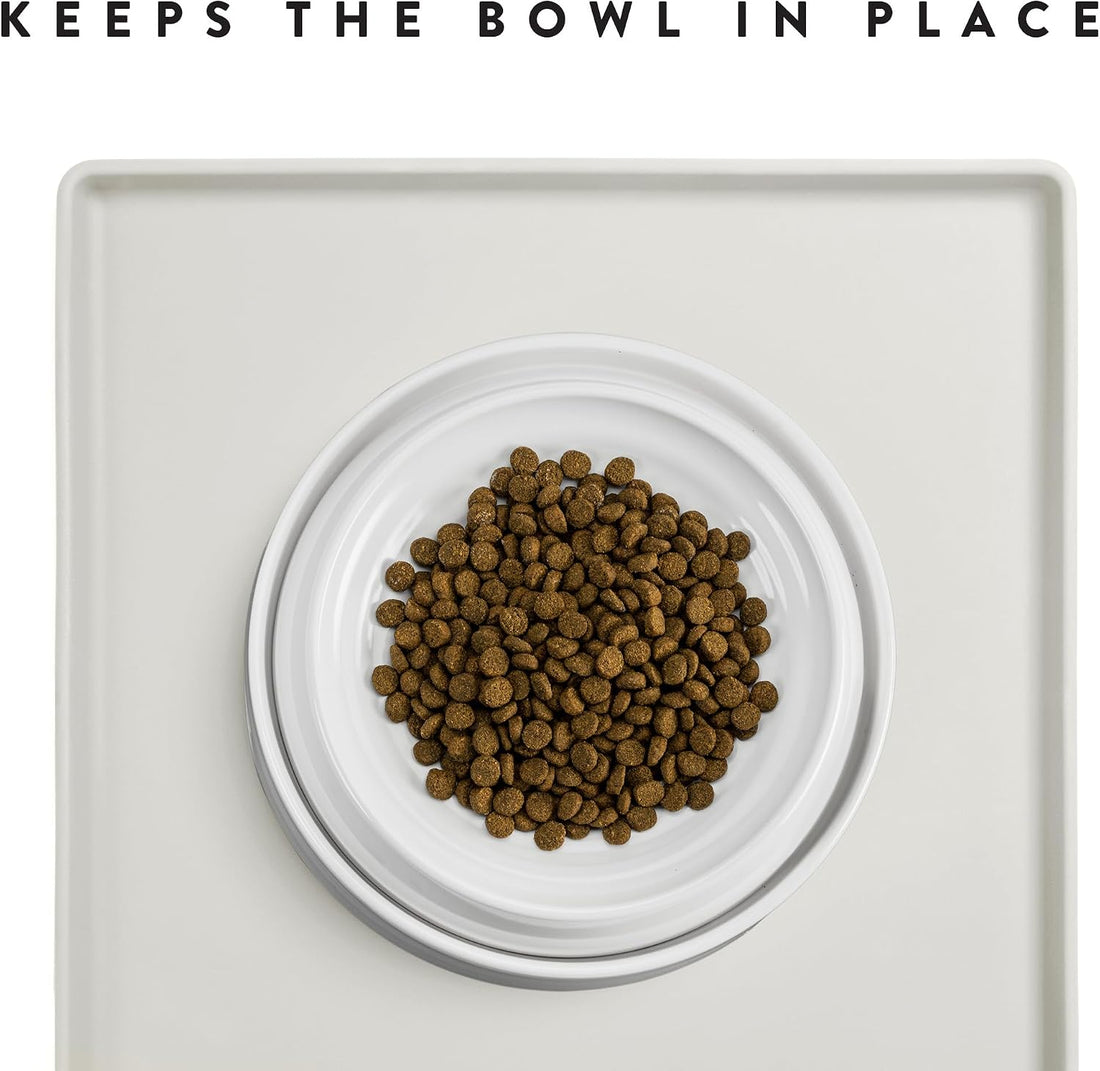 CatGuru Cat Food Mat, Small & Large Pet Placemat