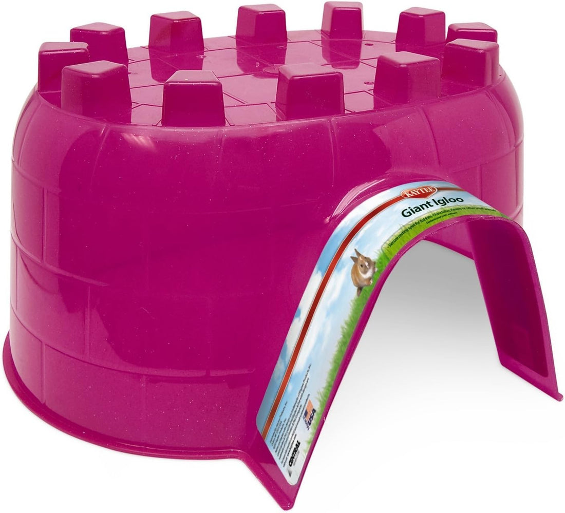 Kaytee Igloo Habitat Hideout for Hamster, Gerbil, Rat, Giant