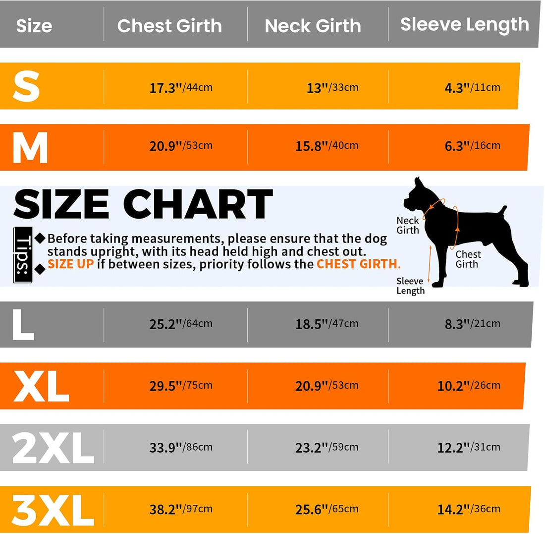 LeLePet Dog Recovery Suit for Front Legs, Dog Sleeve to Stop Licking