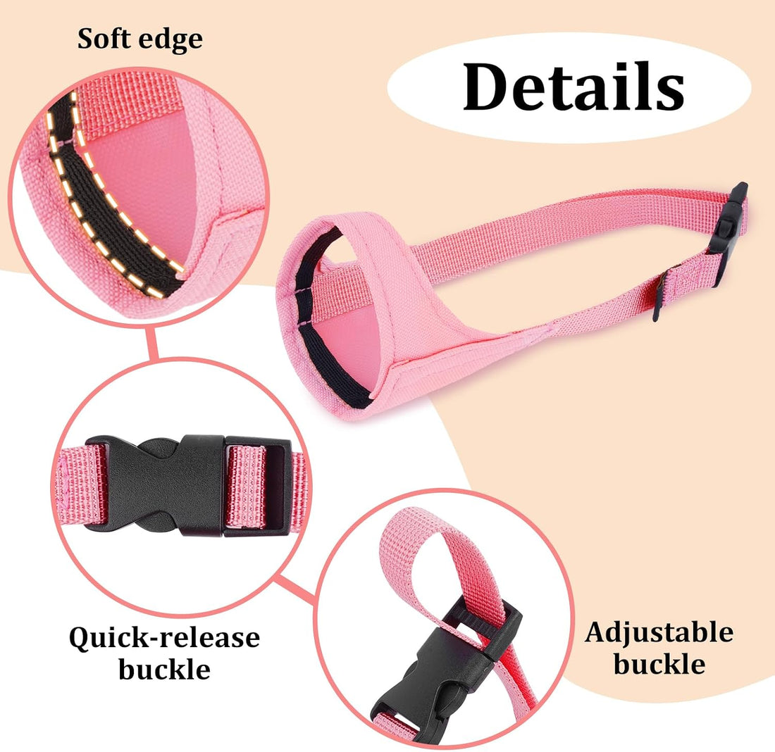 Mayerzon Fabric Dog Muzzle for Short Snout Small Dogs Chihuahuas