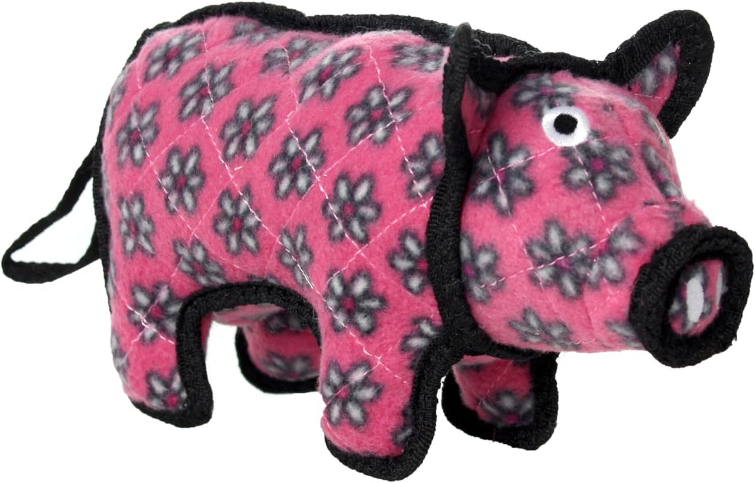 TUFFY® Jr Pig Ultra Durable Plush Dog Toy