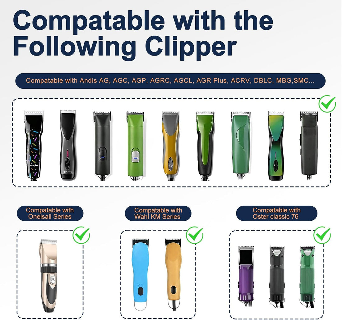 3 Pack 10 Clipper Blade Compatible with Andis