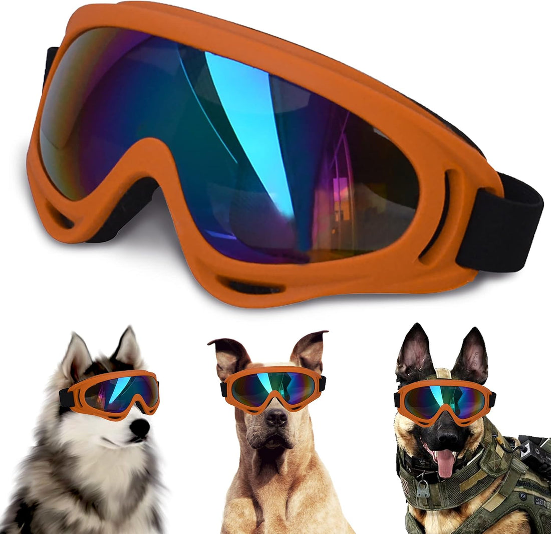 Medium Dog Sunglasses with Adjustable Strap UV Protection